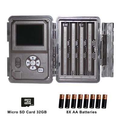 KW698A กล้องตามร่องล่าสัตว์ป่า 2 เลนส์ 2 เซนเซอร์ กล้องสํารวจเกม 4K กล้องมองกลางคืน กล้องอินฟราเรด