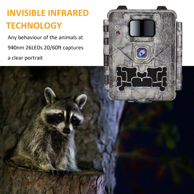 KW561 Trail Infra Cam Mini 30MP 0.25s ความเร็ว 4K ความละเอียดวิดีโอ เครื่องตรวจจับ CMOS กันน้ํา SD Me