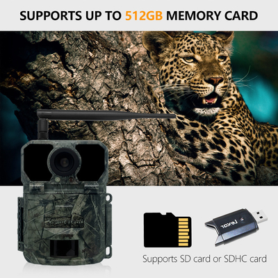 กล้องทดลองไร้สาย 4G OEM/ODM KW895 30MP 0.25s ความเร็วการก่อสร้างในไซมการ์ด IP67