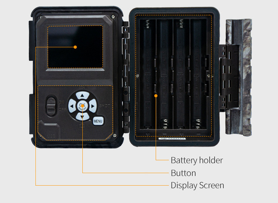 KW865 WIFI กล้องซ่อนในกลางแจ้ง กล้องล่าไร้สาย IP67 กล้อง 20MP ที่ส่งภาพไปยังคุณ