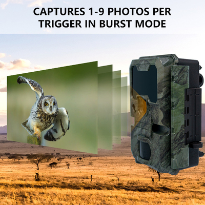 KW788 เทรล กล้องล่า กันน้ํา 0.1s ตัวกระสุน 4K 32MP มุมมองกลางคืน กันน้ํา กล้องอินฟราเรด