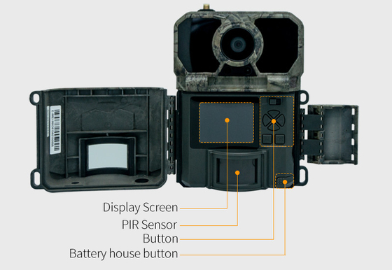 KW865 WIFI กล้องซ่อนในกลางแจ้ง กล้องล่าไร้สาย IP67 กล้อง 20MP ที่ส่งภาพไปยังคุณ