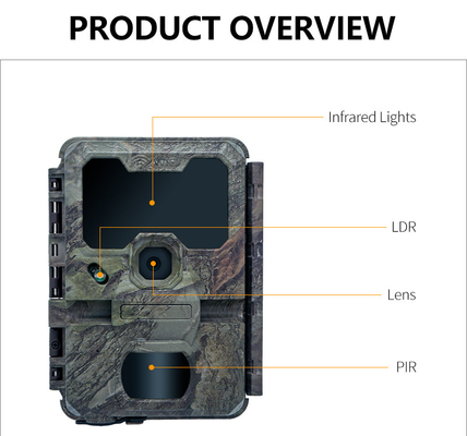 WIFI trail Camera KW866 กันน้ํา IP67 OEM/ODM ขนาดสูงสุด 512GB การเก็บของ SD Memory Card 32MP 4K กล้องสัตว์ป่า