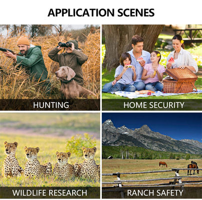 กล้องล่าและติดตามกล้องวงจรแสงอาทิตย์ 4G กล้องไร้สาย KW897 ด้วยแอนเทนนาคู่ 100 ฟุต ระยะกลางคืน 36MP วิดีโอ 2K ที่ 30fps