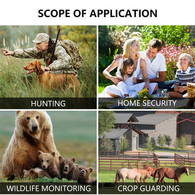 กล้องจับตามอง HD ที่สามารถปรับแต่งได้ สําหรับการสืบสวนสัตว์ป่า พร้อมการสนับสนุนการ์ดความจํา 512GB