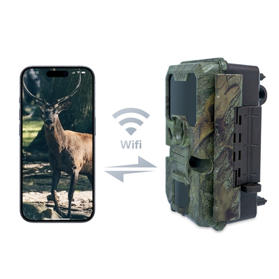 กล้องล่า KW866 พร้อมการเชื่อมต่อ WIFI ความเร็วในการถ่าย 0.25s กันน้ํา IP67 ถึง 512GB ที่เก็บข้อมูล 32MP 4K ที่ 30fps การล่ากวาง