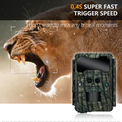 กล้องจับตามองแว่นสอง KW696 OEM/ODM ความเร็วการตอบสนอง 0.4s 1080P/30MP กันน้ํา IP67 100ft ระยะเวลากลางคืนสําหรับการล่าสัตว์ป่า