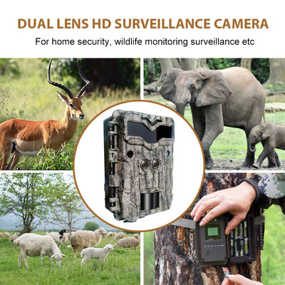 กล้องล่า HD Keepguard เลนส์สอง 32MP ไม่มีแสง LED Trail กล้อง 1080P มุมมองกลางคืน กล้องเกมล่าสําหรับสัตว์ป่า
