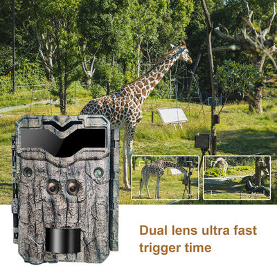 กล้องล่า HD Keepguard เลนส์สอง 32MP ไม่มีแสง LED Trail กล้อง 1080P มุมมองกลางคืน กล้องเกมล่าสําหรับสัตว์ป่า