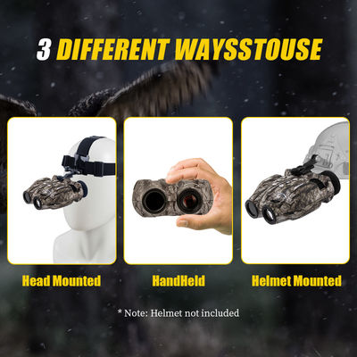 ความสามารถในการมองเห็นในเวลากลางคืน • หน้าจอแสดงผลความละเอียดสูง • การมองเห็นระยะไกล • การออกแบบที่ทนทานและแข็งแรงเหมาะสำหรับการใช้งานกลางแจ้ง • ควบคุมง่าย • แบตเตอรี่แบบชาร์จไฟได้