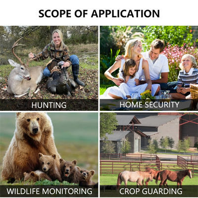 PIR 940nm กล้องสัตว์ป่าดิจิตอลแสงแฟลชที่มองไม่เห็น 30MP 1080P KW571