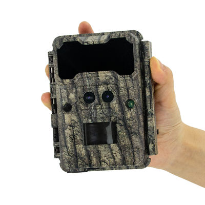 กล้องสัตว์ป่าความละเอียดเซนเซอร์สูง 13MP Cmos Dual Lens Trail Camera