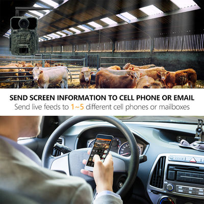 CMOS Sensor 4G Trail Camera กันฝุ่น 30MP Waterproof Cellular Trail Camera