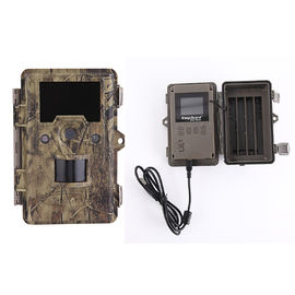 กล้องติดตามเส้นทางอินฟราเรดลวงตา / กล้องเกมกวางทริกเกอร์กันน้ำ 720P Trail Camera พร้อม 36 LED