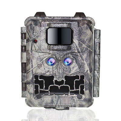กล้องล่าสัตว์สัตว์ป่าเลนส์คู่ 30MP 1080P Night Vision IP67