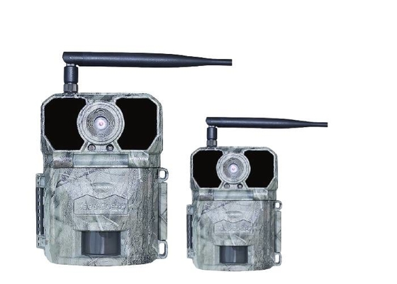 โฟกัสคงที่ 20MP HD กล้องล่าสัตว์ CMOS เซนเซอร์ IP67 ไม่มีกล้องล่าสัตว์ไร้สายเรืองแสง