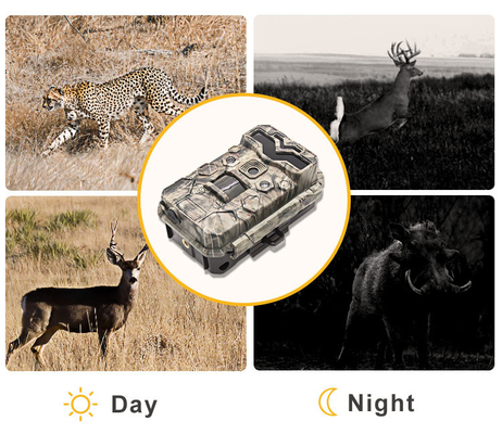 กล้องเทรลขั้นสูงกวางล่าสัตว์สัตว์ป่ากล้อง 30MP 1080P HD Night Vision CMOS อินฟราเรด