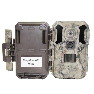 Night Vision กล้องล่าสัตว์อินฟราเรด PIR เลนส์คู่ IP67 1080P