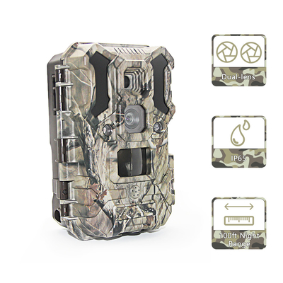 กล้องสอดแนมสัตว์ป่า CMOS 30MP 4G LTE ประเภทเซลลูล่าร์ GPS Anti Thief