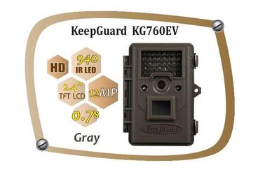 กล้องสัตว์ป่าดิจิตอลอินฟราเรด 12MP สำหรับการสอดแนม KeepGuard 760NV