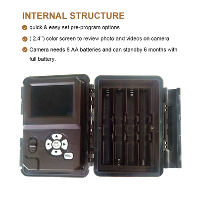 ใหม่ KW698A 4K Trail Camera Dual Sensors IP67 No Glow AA Alkaine Batteries สัตว์ป่ากล้องล่าสัตว์กลางแจ้ง