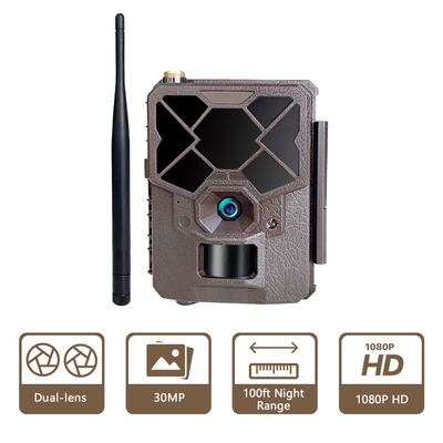 แอพกล้องเทรลไร้สาย 4G รีโมทคอนโทรลแสดง hd กล้องล่าสัตว์มือถือ