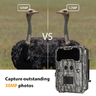 กล้องสัตว์ป่าความละเอียดเซนเซอร์สูง 13MP Cmos Dual Lens Trail Camera